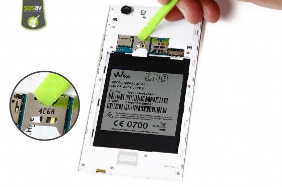 Guide photos remplacement caméra avant Wiko Ridge Fab 4G (Etape 5 - image 2)