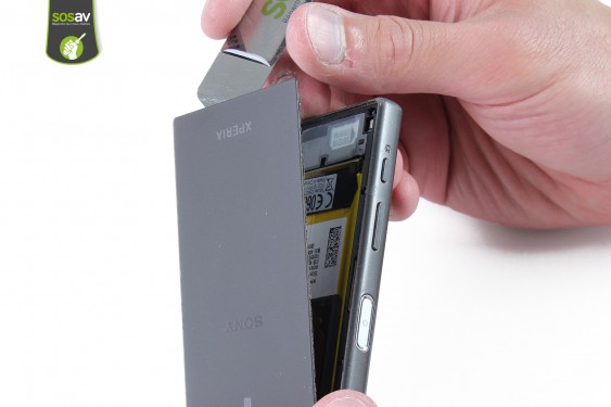 Guide photos remplacement ecran complet (lcd + tactile + châssis) Z5 compact (Etape 5 - image 1)