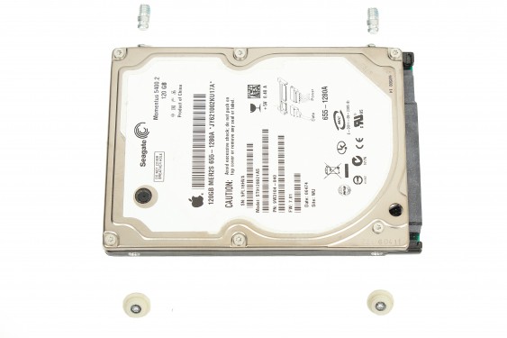 Guide photos remplacement disque dur mécanique vers ssd Macbook Pro 17"  Modèles A1151, A1212, 1229 & A1261 (Etape 25 - image 1)