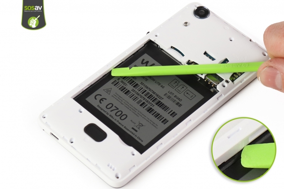 Guide photos remplacement ecran Wiko Rainbow Lite 4G  (Etape 6 - image 2)