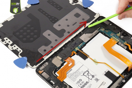 Guide photos remplacement haut-parleur haut droit Galaxy Tab S3 9.7 (Etape 6 - image 3)