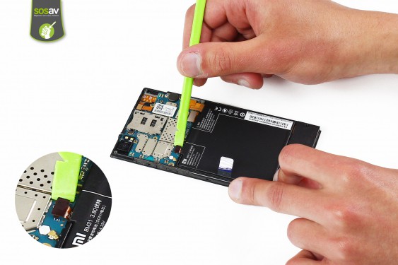 Guide photos remplacement haut-parleur interne Xiaomi MI3 (Etape 7 - image 1)