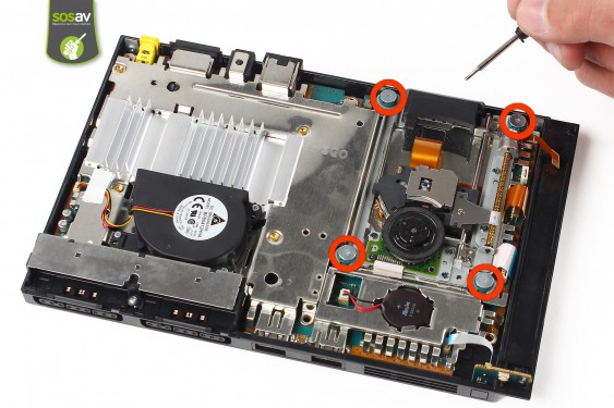 Guide photos remplacement lentille laser Playstation 2 Slim (Etape 6 - image 3)