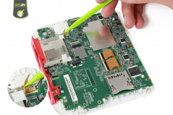 Guide photos remplacement caoutchouc du microphone Nintendo 2DS (Etape 15 - image 2)