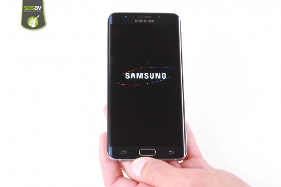 Guide photos remplacement caméra avant Samsung Galaxy S6 Edge + (Etape 1 - image 4)