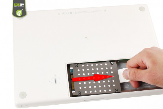 Guide photos remplacement haut-parleur central et haut-parleur droit Macbook Core 2 Duo (A1181 / EMC2200) (Etape 4 - image 4)