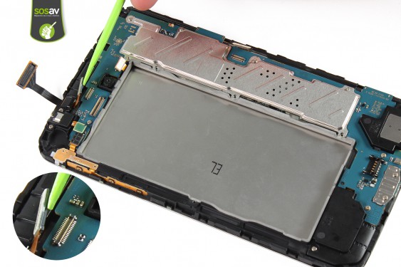 Guide photos remplacement nappe bouton home Galaxy Tab 3 7" (Etape 15 - image 2)