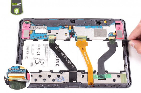 Guide photos remplacement haut-parleur externe droit  (Etape 4 - image 4)