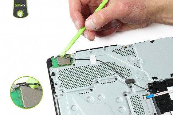 Guide photos remplacement antenne wifi / bluetooth principale Playstation 4 Slim (Etape 9 - image 1)