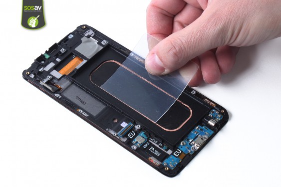 Guide photos remplacement bouton home Samsung Galaxy S6 Edge + (Etape 24 - image 4)