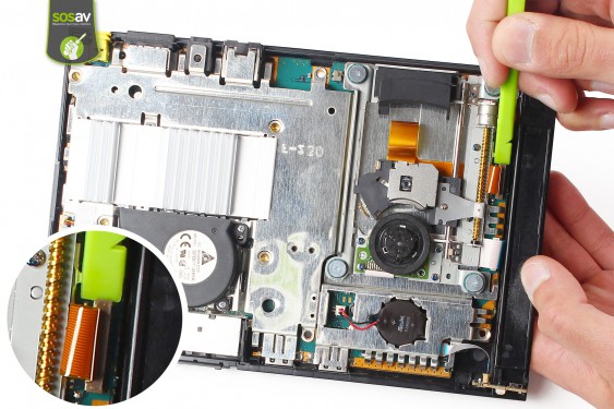 Guide photos remplacement lentille laser Playstation 2 Slim (Etape 4 - image 4)