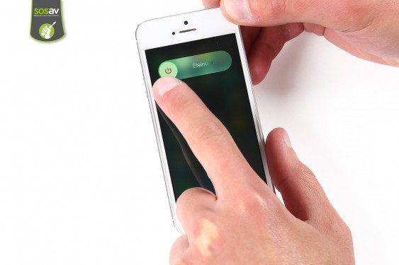 Guide photos remplacement ecran complet assemblé iPhone 5S (Etape 1 - image 2)