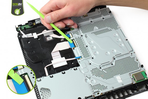 Guide photos remplacement câble de liaison de l'alimentation Playstation 4 Slim (Etape 27 - image 3)