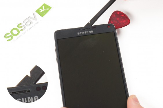 Guide photos remplacement caméra avant + capteur de proximité et luminosité  (Etape 12 - image 1)