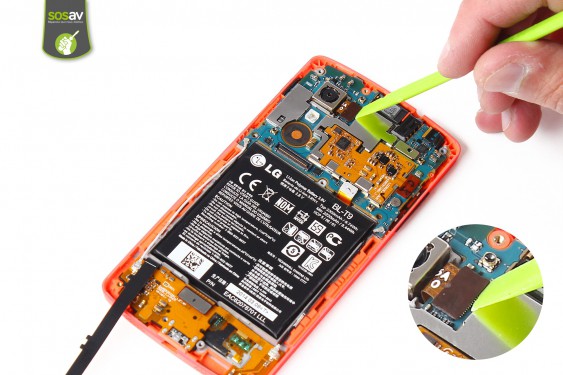 Guide photos remplacement prise jack Nexus 5 (Etape 10 - image 3)