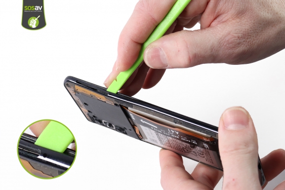 Guide photos remplacement haut-parleur interne Galaxy A41 (Etape 7 - image 3)