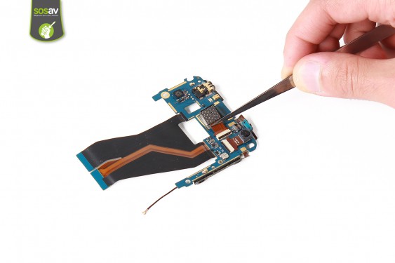 Guide photos remplacement nappe caméra avant / arrière, bouton power / volume HTC Titan (Etape 20 - image 3)