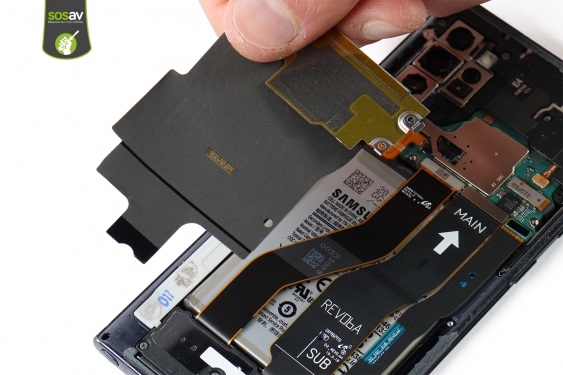 Guide photos remplacement antenne nfc Galaxy Note 10+ (Etape 8 - image 4)