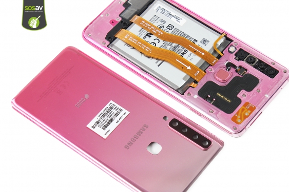 Guide photos remplacement châssis interne Galaxy A9 (2018) (Etape 6 - image 1)