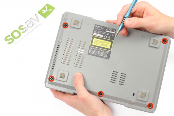 Guide photos remplacement châssis interne Playstation (Etape 1 - image 1)