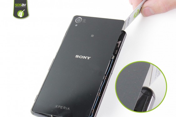 Guide photos remplacement haut-parleur interne Xperia Z3 (Etape 7 - image 4)