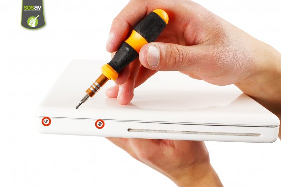 Guide photos remplacement haut-parleur central et haut-parleur droit Macbook Core 2 Duo (A1181 / EMC2200) (Etape 7 - image 2)