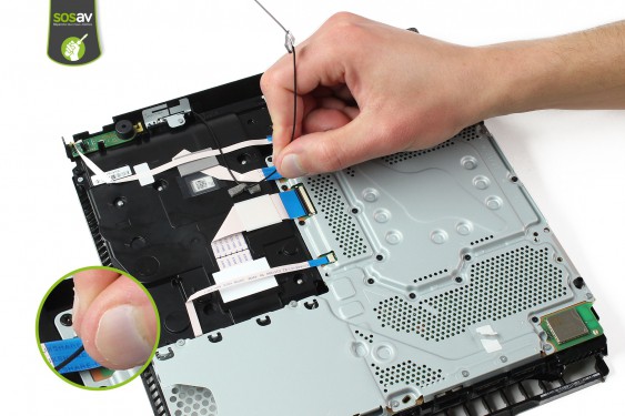 Guide photos remplacement câble de liaison de l'alimentation Playstation 4 Slim (Etape 25 - image 2)