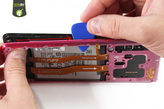 Guide photos remplacement châssis interne Galaxy A9 (2018) (Etape 10 - image 2)