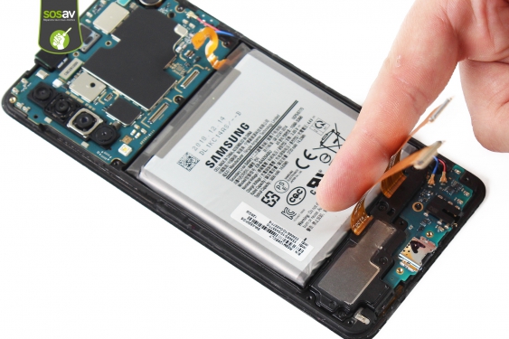 Guide photos remplacement haut-parleur interne Galaxy A9 (2018) (Etape 14 - image 1)