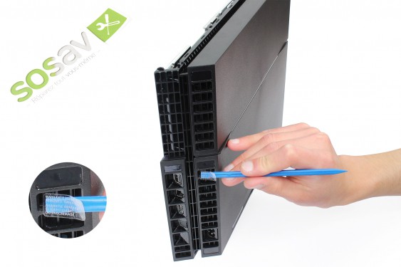 Guide photos remplacement nappe de liaison du lecteur blu-ray Playstation 4 (Etape 7 - image 2)