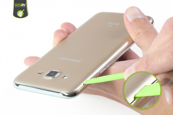 Guide photos remplacement caméra avant Galaxy J7 2015 (Etape 2 - image 1)