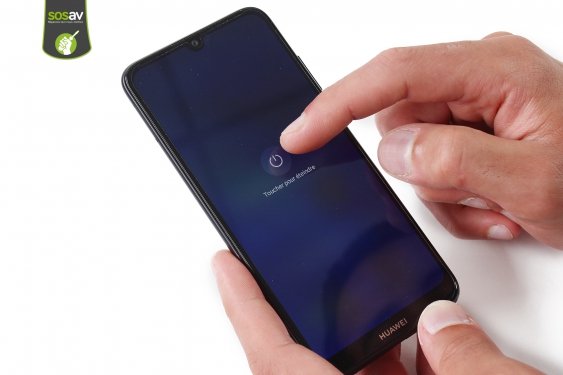 Guide photos remplacement ecran Huawei Y6 2019 (Etape 1 - image 3)