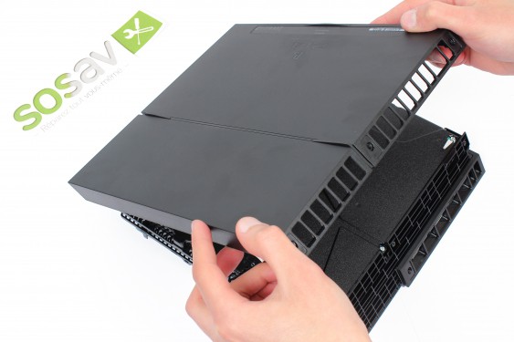 Guide photos remplacement nappe de liaison du lecteur blu-ray Playstation 4 (Etape 9 - image 3)