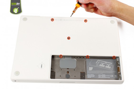 Guide photos remplacement haut-parleur gauche Macbook Core 2 Duo (A1181 / EMC2200) (Etape 3 - image 1)