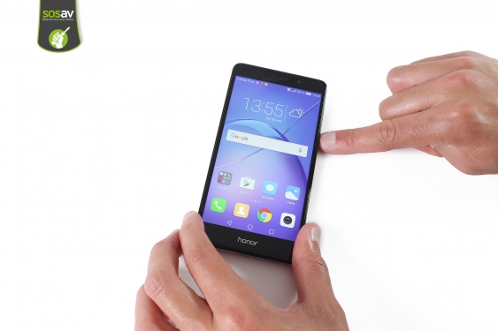 Guide photos remplacement haut-parleur externe Honor 6X (Etape 1 - image 1)