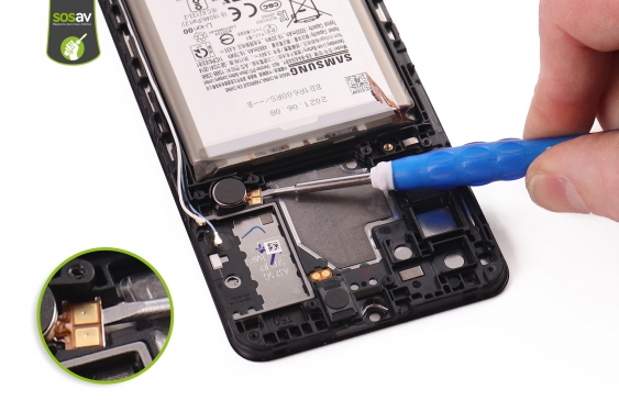 Guide photos remplacement ecran complet (écran + châssis) Galaxy A32 (Etape 16 - image 1)