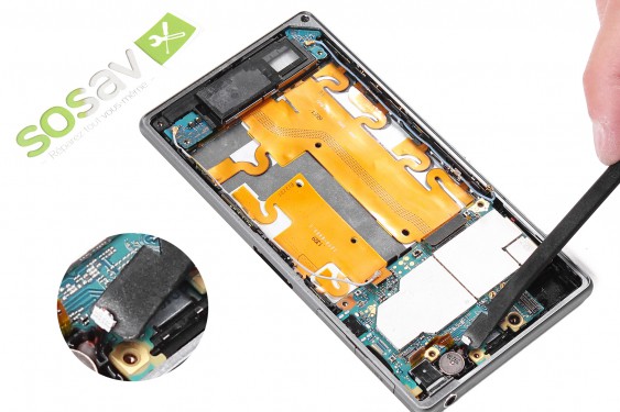 Guide photos remplacement vibreur Xperia Z1 (Etape 13 - image 2)