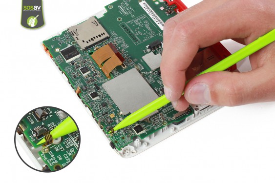 Guide photos remplacement caoutchouc du microphone Nintendo 2DS (Etape 20 - image 2)