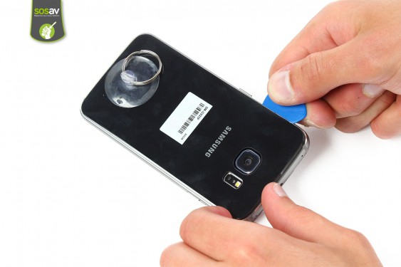Guide photos remplacement caméra avant Samsung Galaxy S6 Edge (Etape 3 - image 3)