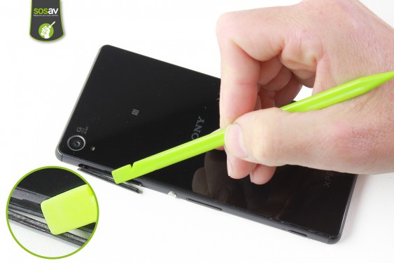 Guide photos remplacement haut-parleur interne Xperia Z3 (Etape 2 - image 3)