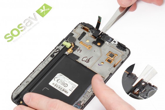 Guide photos remplacement prise jack + haut-parleur interne  (Etape 22 - image 2)