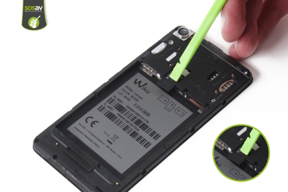 Guide photos remplacement haut-parleur interne Wiko Lenny 4 (Etape 6 - image 2)