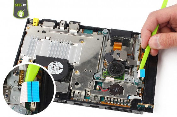 Guide photos remplacement lentille laser Playstation 2 Slim (Etape 4 - image 2)