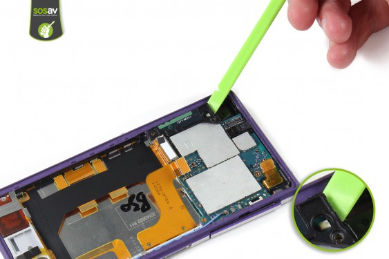 Guide photos remplacement caméra avant Xperia Z2 (Etape 14 - image 1)