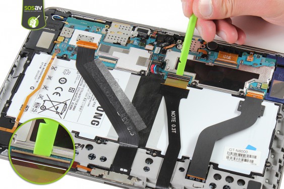 Guide photos remplacement haut-parleur droit Galaxy Note 10.1 (Etape 12 - image 2)