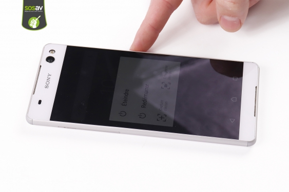 Guide photos remplacement ecran Xperia C5 Ultra (Etape 1 - image 2)