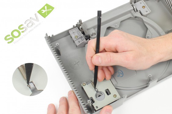 Guide photos remplacement bouton open Playstation (Etape 4 - image 1)