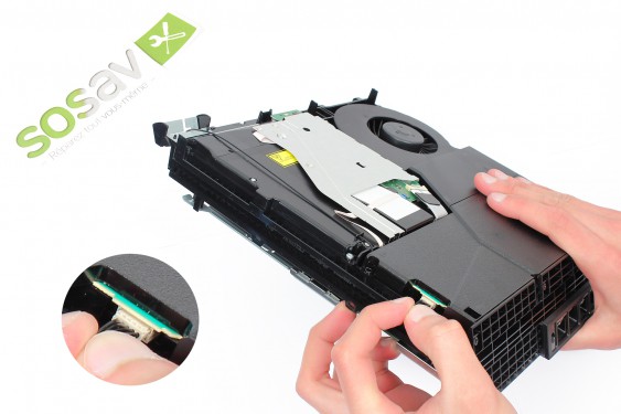 Guide photos remplacement nappe de liaison du lecteur blu-ray Playstation 4 (Etape 11 - image 1)
