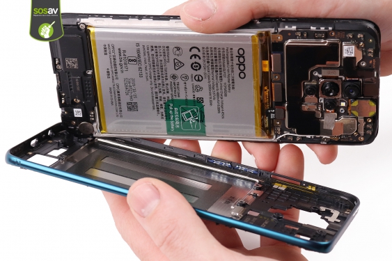 Guide photos remplacement câble d'interconnexion Oppo A9 (2020) (Etape 17 - image 3)