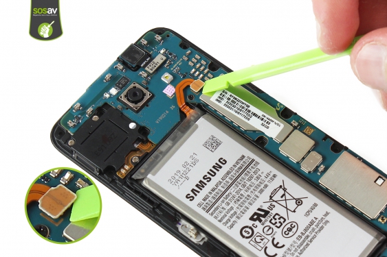 Guide photos remplacement châssis interne Galaxy A6 (2018) (Etape 15 - image 1)